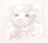 Kerropi Frog Metallic Earrings for Pierced Ears