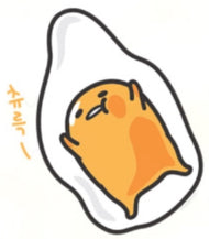 Gudetama Deco Window Wall Sticker