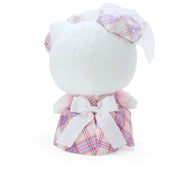 Sanrio Hello Kitty Pink Tartan Plush Soft Toy 50th Anniversary