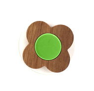 Orla Kiely Ceramic Block Flower Sugar Bowl - Tomato