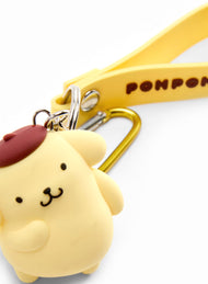 Pompompurin Keychain Travel Dangle with Clip