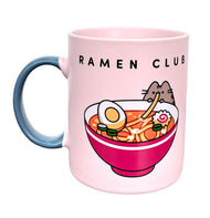 Pusheen Ramen Club Mug and Coaster Set Cute Cat Gift Set