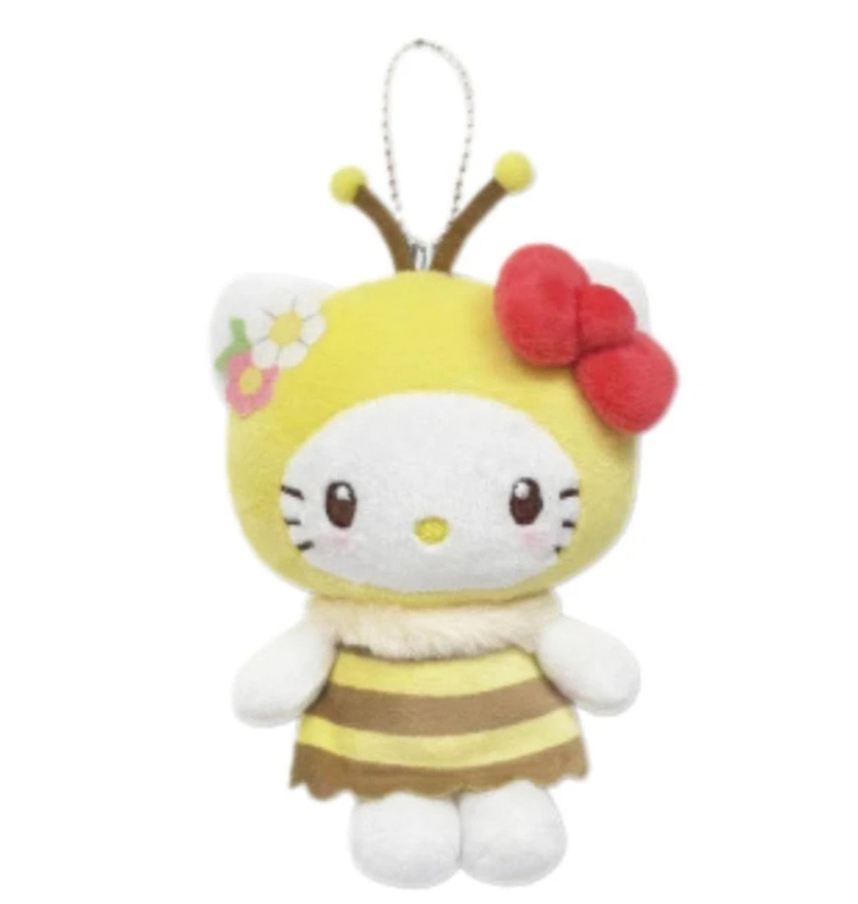 Hello Kitty yellow bee mascot plush 