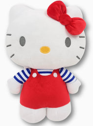 EXTRA LARGE Hello Kitty Original Style Dungaree Plush Soft Toy (50 cm) - Red