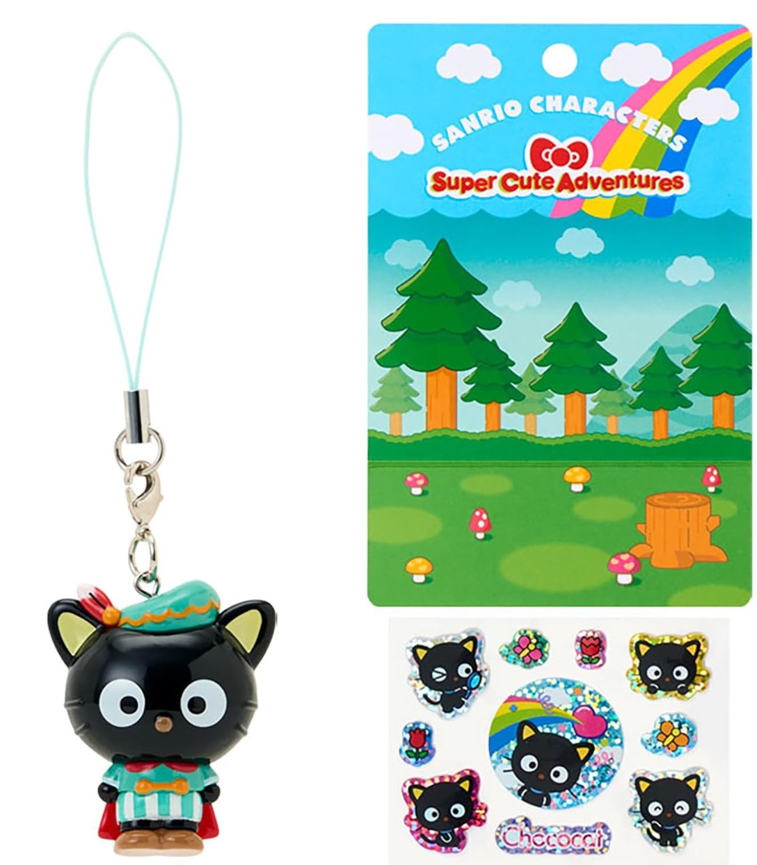 Sanrio Chococat Smartphone Strap & Sticker Set – Super Cute Adventures