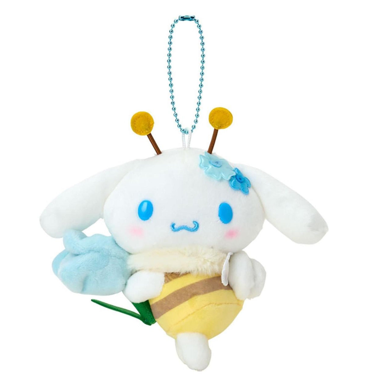cinnamoroll plush on hanging chain bee collection