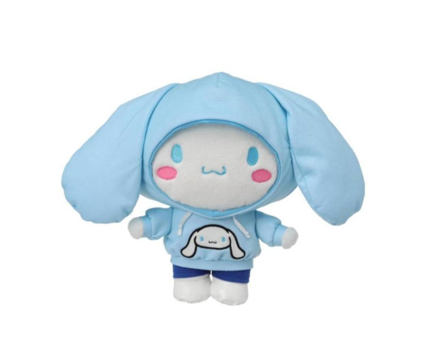 Cinnamoroll Blue Hoodie Plush Toy 28cm