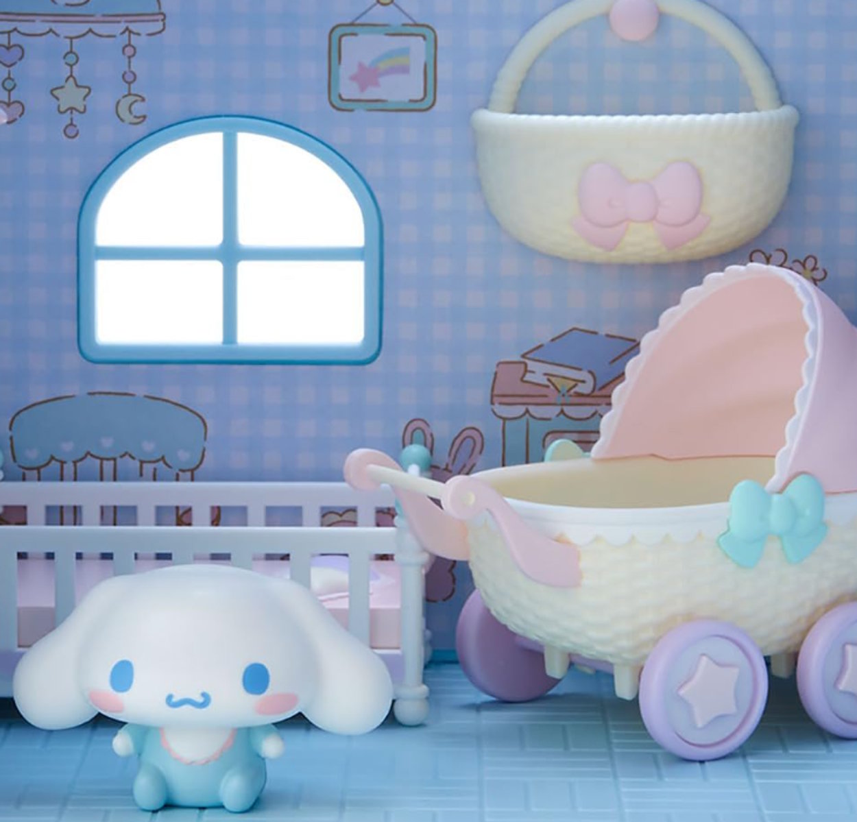 Sanrio Cinnamoroll Doll House Room Set Mini Playset