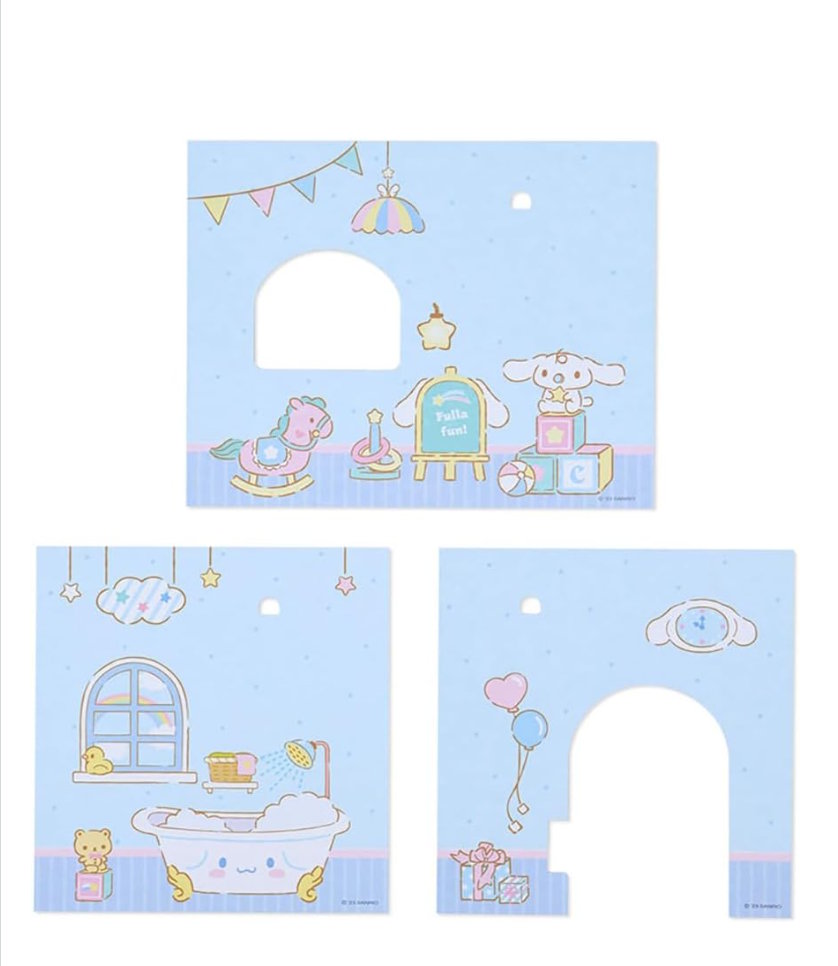Kawaii Sanrio room interior with window and pastel decorations