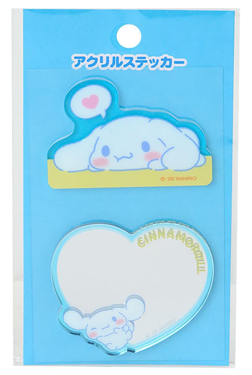 Sanrio Cinnamoroll Mobile Phone Stick-On Mirror and Acrylic Accessory