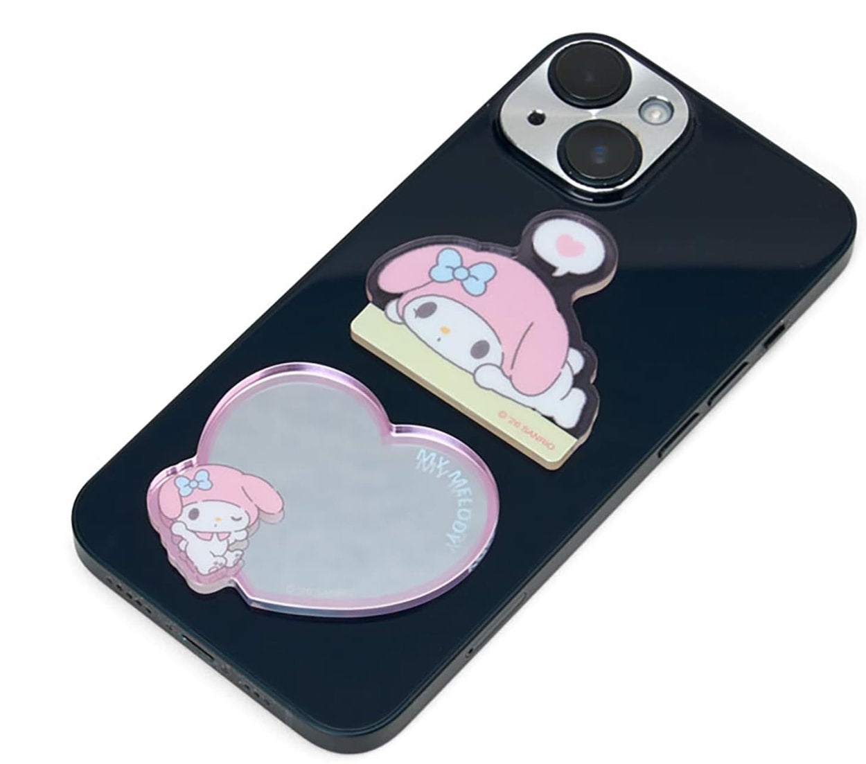 Sanrio Cinnamoroll Mobile Phone Stick-On Mirror and Acrylic Accessory