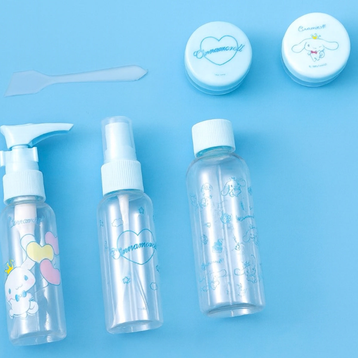 Cinnamoroll Travel Toiletries Kit with Bottles & Containers