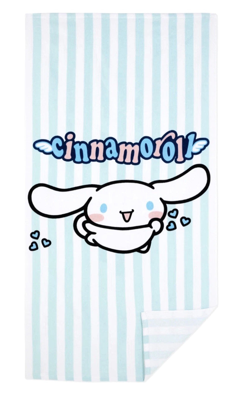 Large Cinnamoroll Stripe Towel