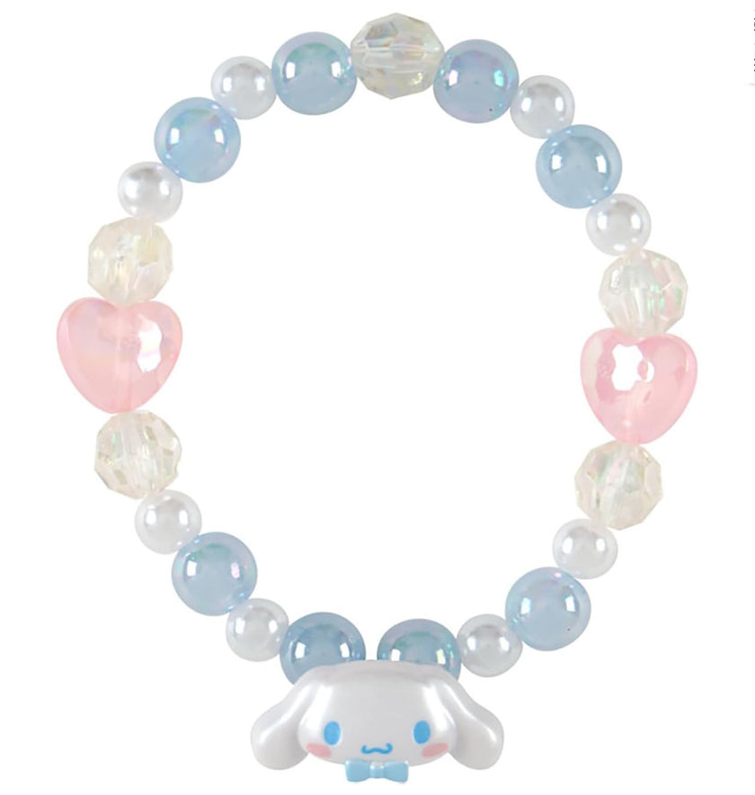 Cinnamoroll Beaded Bracelet Sanrio Blue Pastel Bracelet