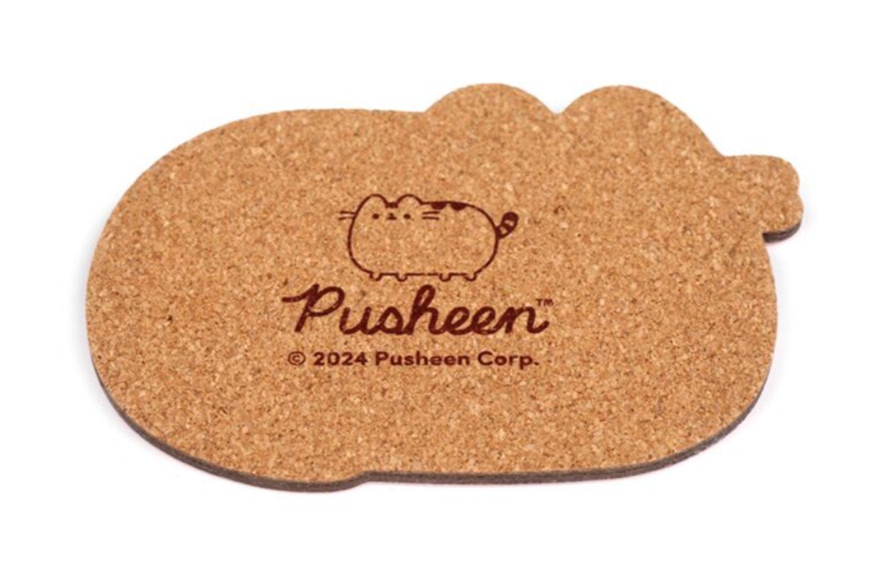 Pusheen Ramen Club Mug and Coaster Set Cute Cat Gift Set