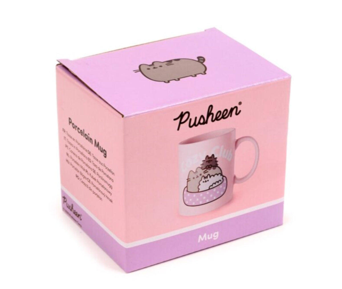 Pusheen Cozy Club Pink Porcelain Mug 300ml