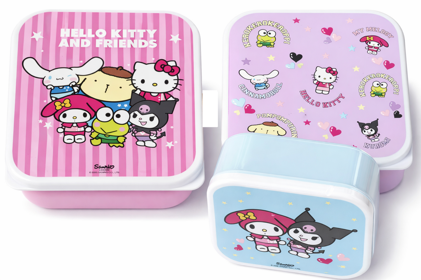 sanrio characters lunch box set
