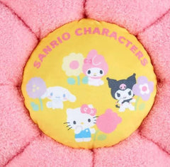 Sanrio Mix Characters Hello Kitty Pink Flower Cushion