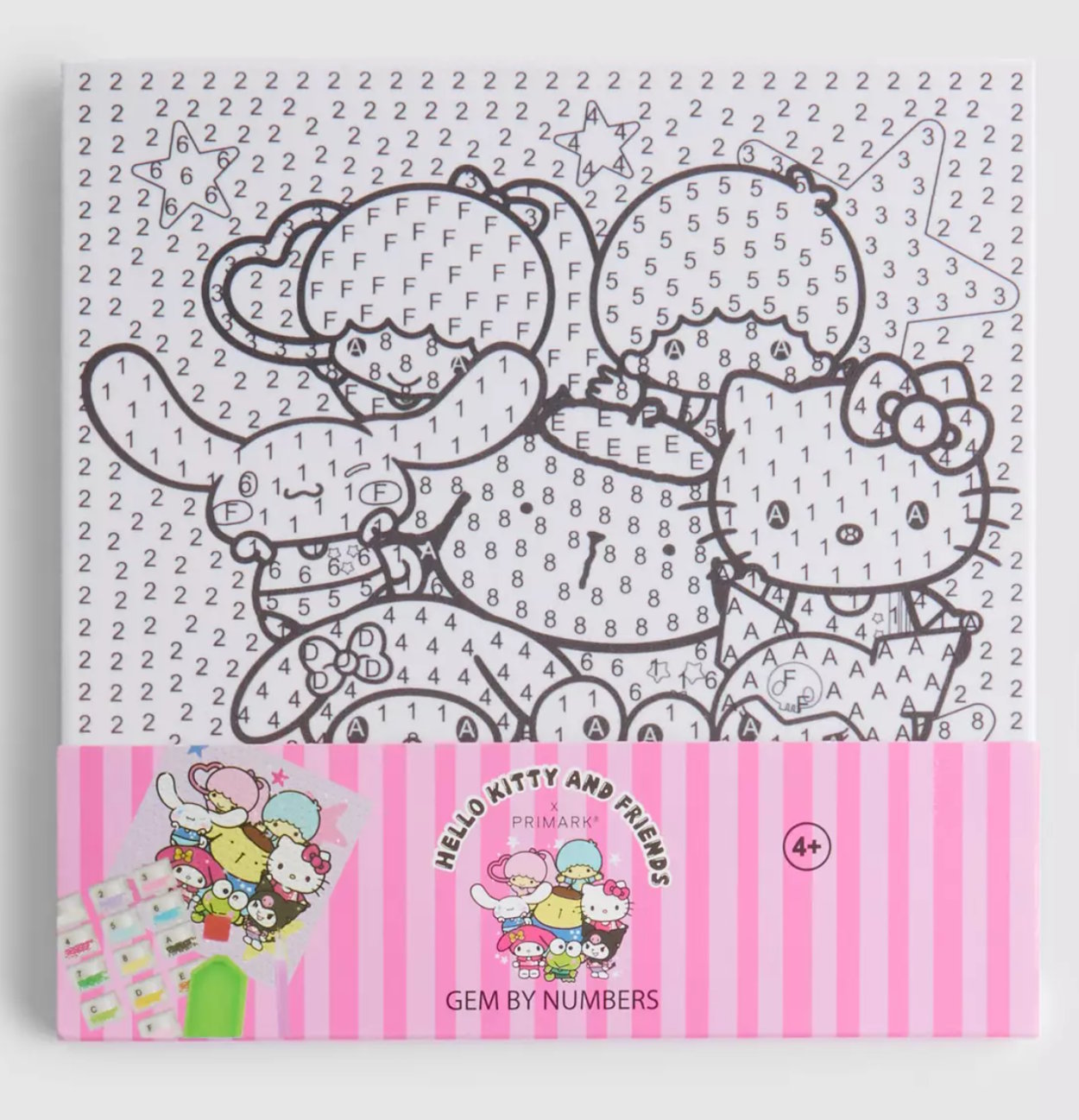 Hello Kitty and Friends Gem by Numbers Craft Kit