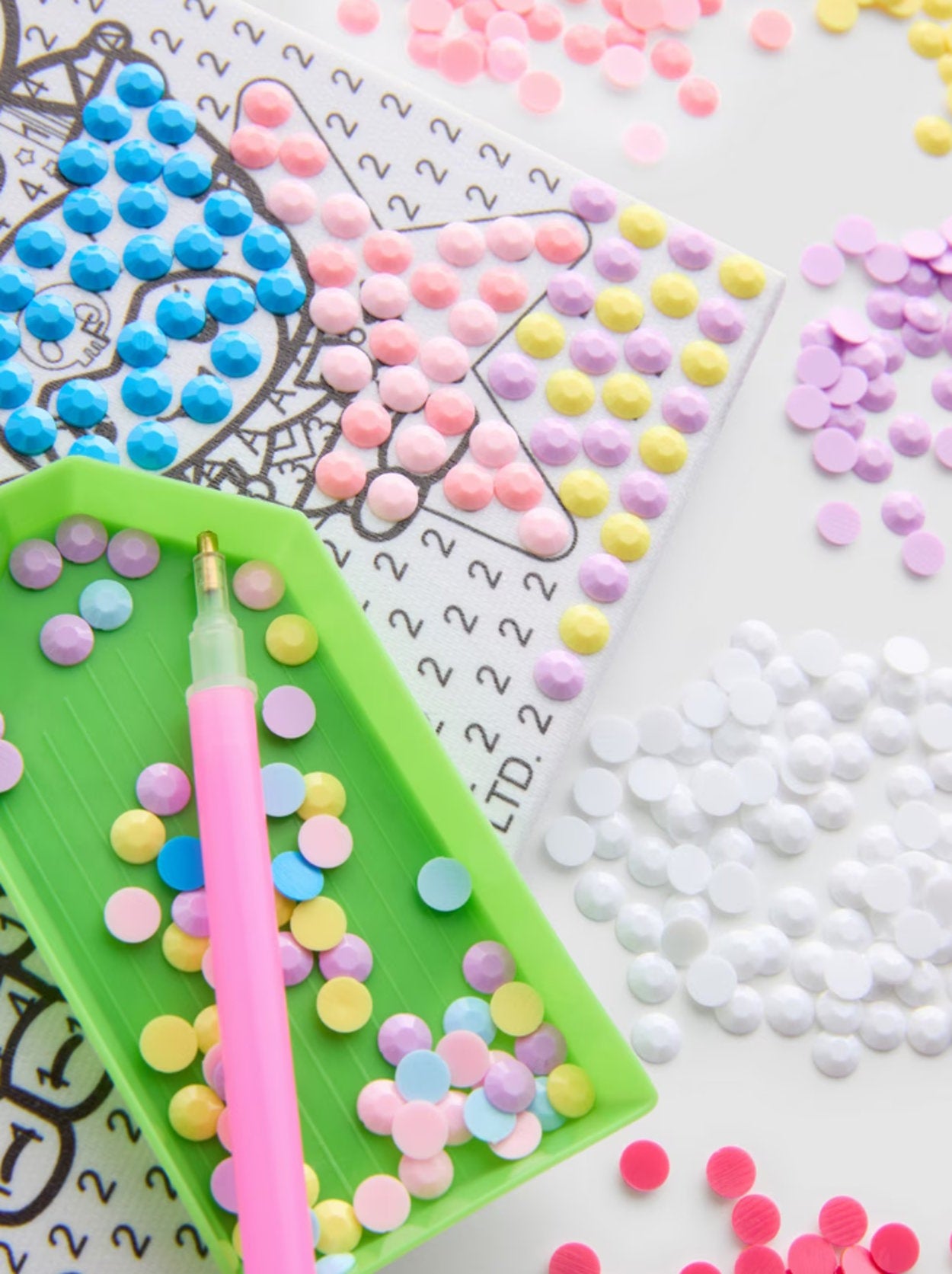 Hello Kitty and Friends Gem by Numbers Craft Kit