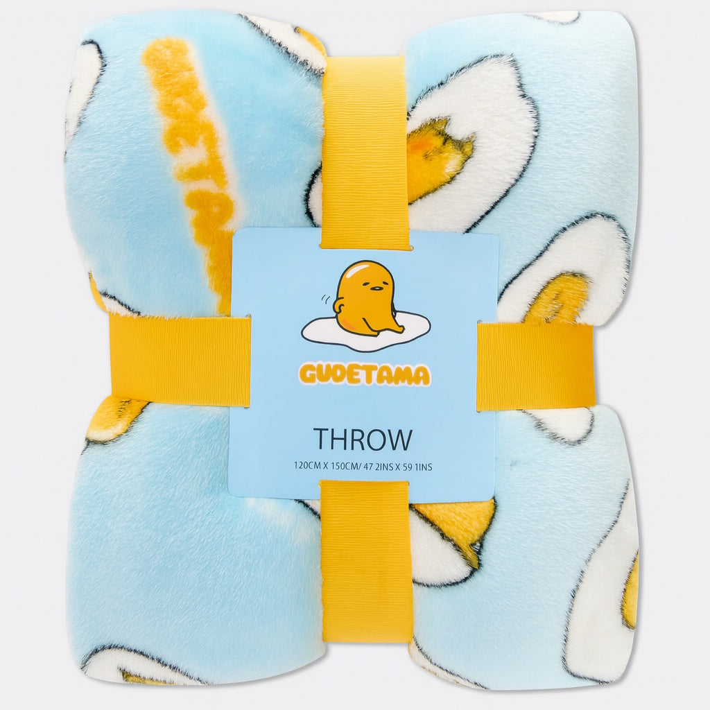 Gudetama Soft Throw Blanket – 120 x 150 cm