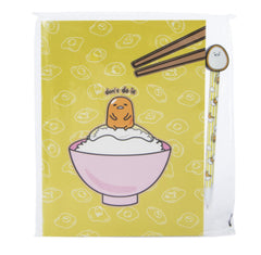 Gudetama (lazy egg) Journal Notebook & Pen Set