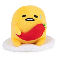 Gudetama (Lazy Egg) Sitting Soft Plush with Hot Chilli
