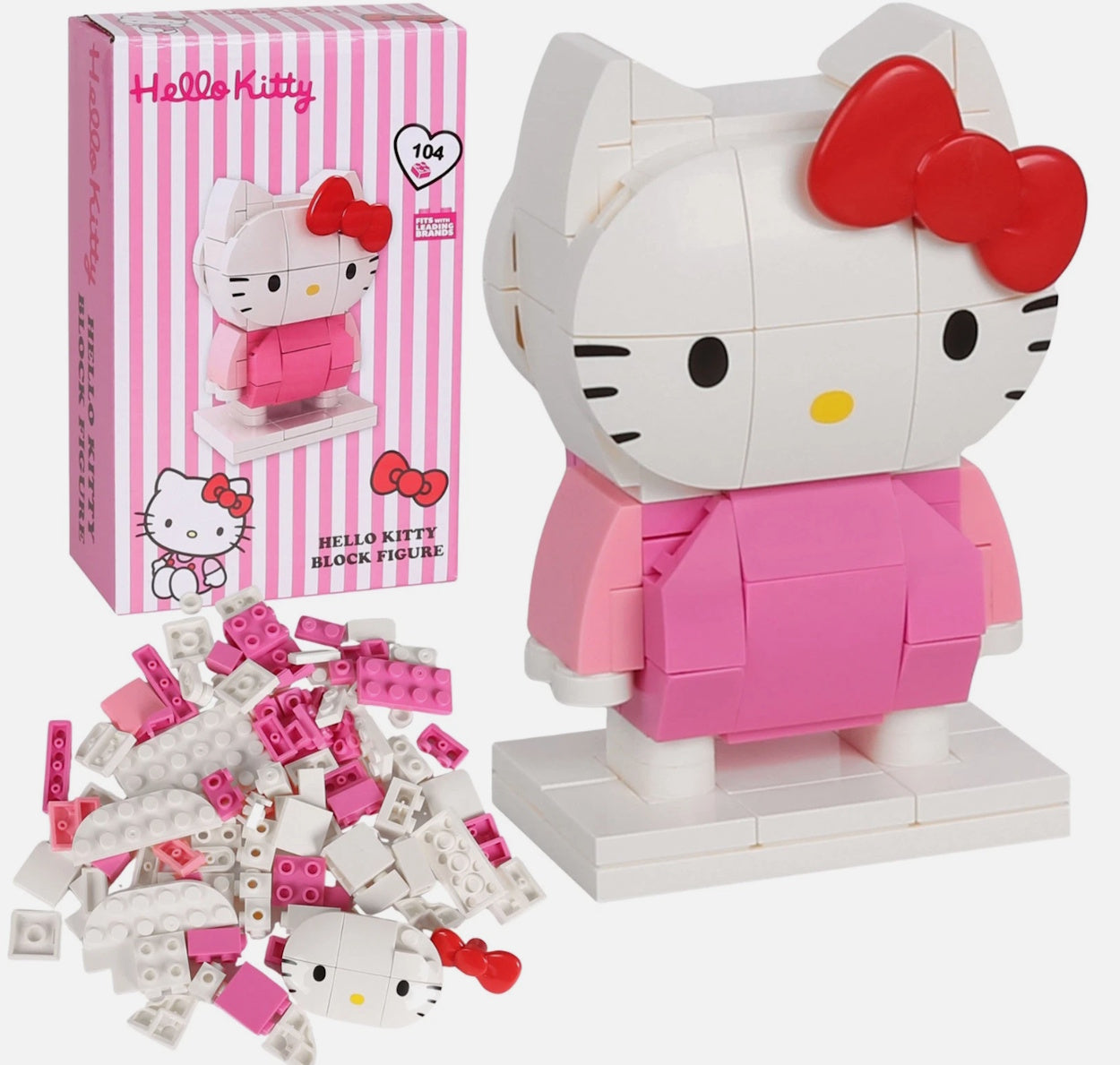 Hello Kitty  Building Block Set - 104 Pieces