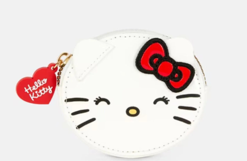 Hello Kitty Vinyl Zip Coin Purse