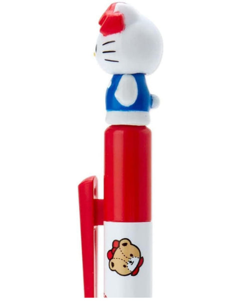 Hello Kitty Character Top Ballpoint Pen - Black Ink