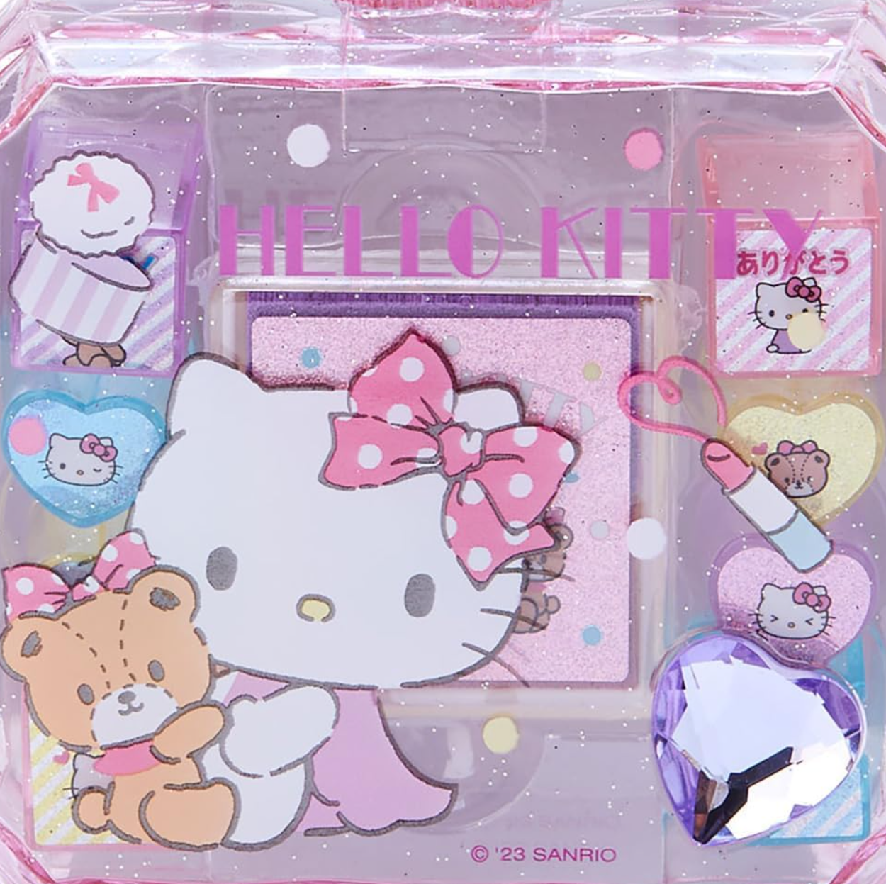 Hello Kitty Stamp Set Sanrio Stamp Kit in Carry Case