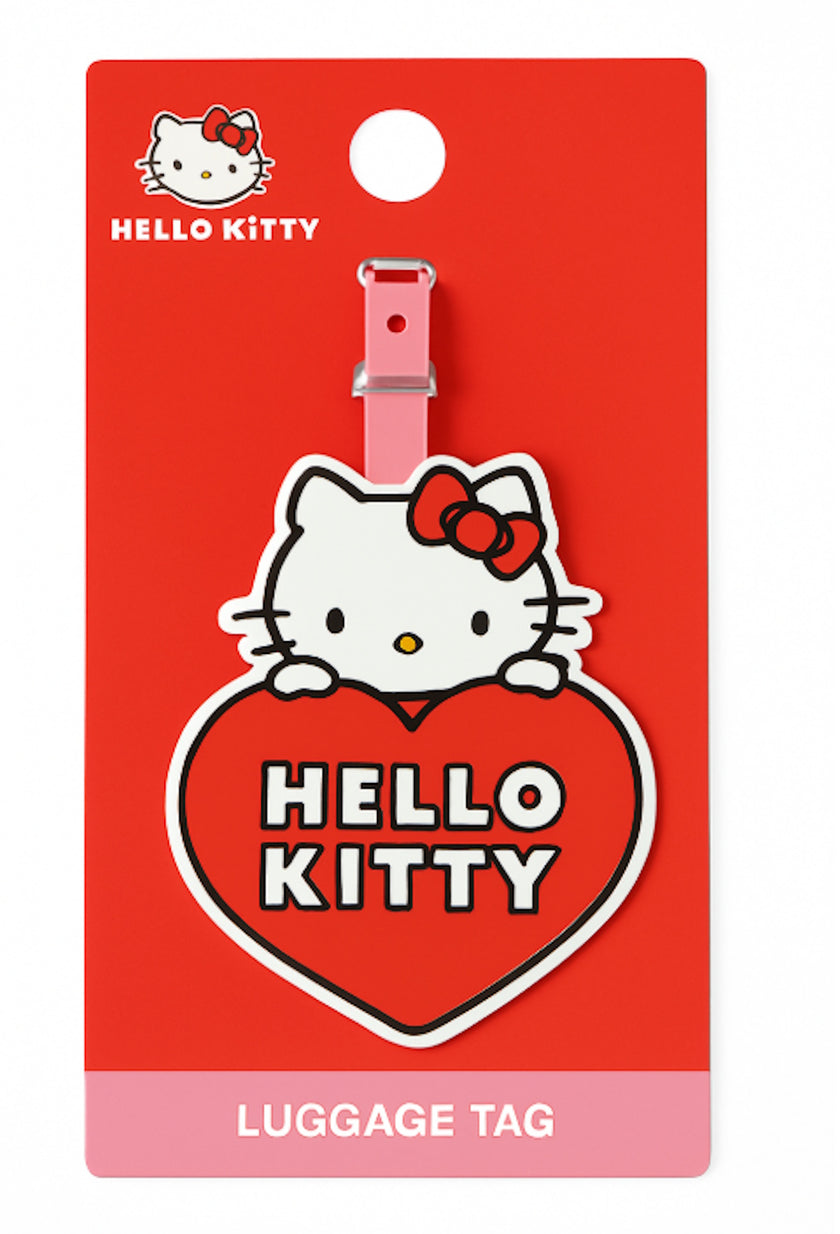 Hello Kitty Heart Luggage Tag