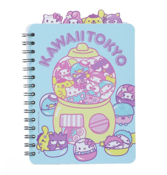 Sanrio Mixed Characters Tab Notebook - Kawaii Tokyo