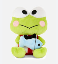 Keroppi Plush Toy - Holding Fish