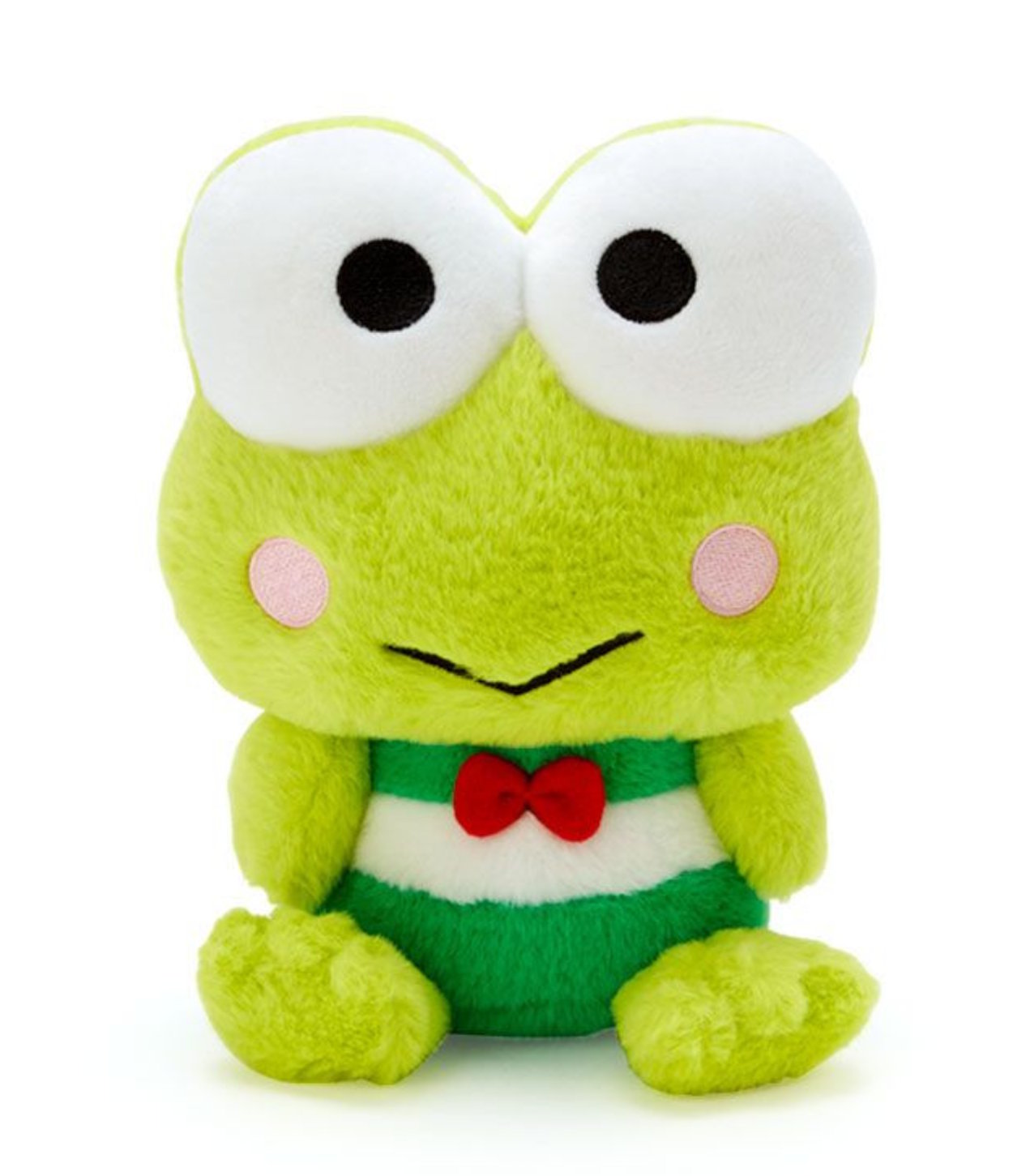 Keroppi green stripe plush toy