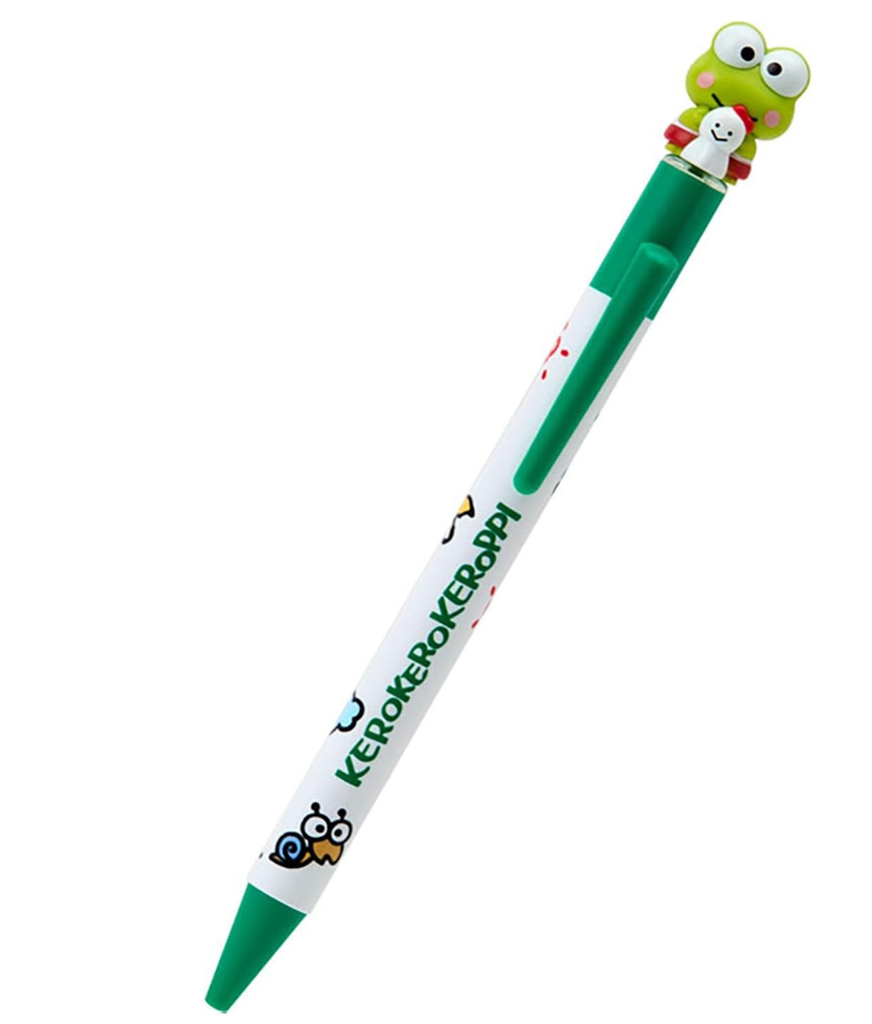 keroppi ballpoint pen with 3d topper
