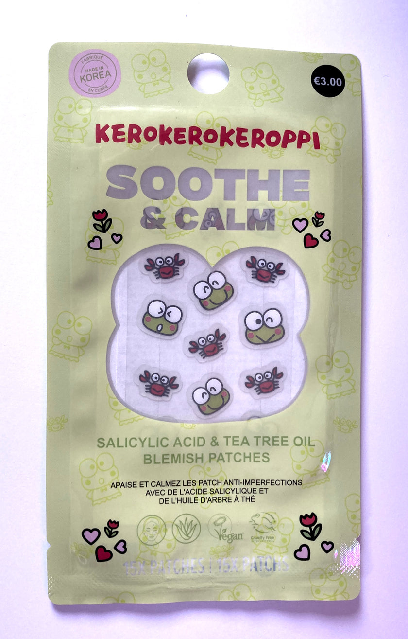 Keroppi Soothe & Calm Blemish Patches