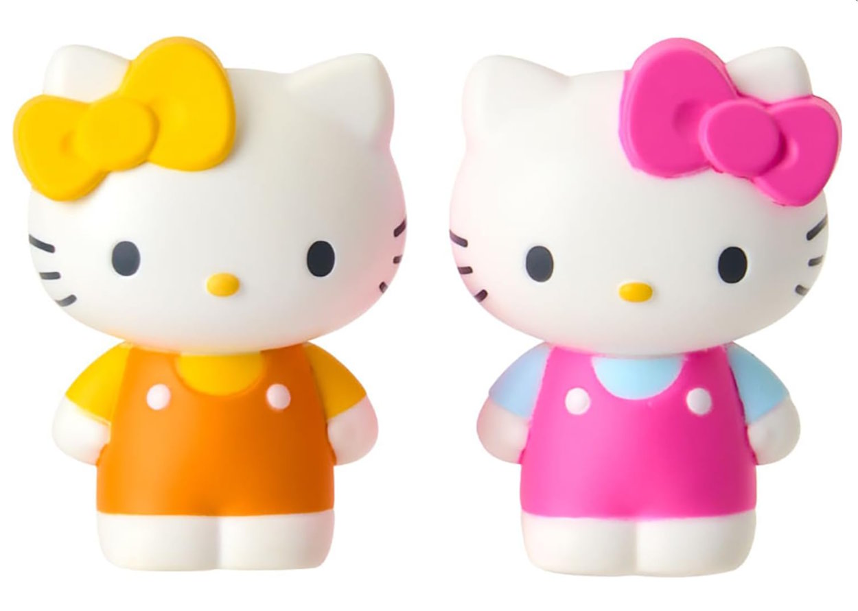 Hello Kitty Family Figure Playset with Carry Case Sanrio Accessories Toy Set