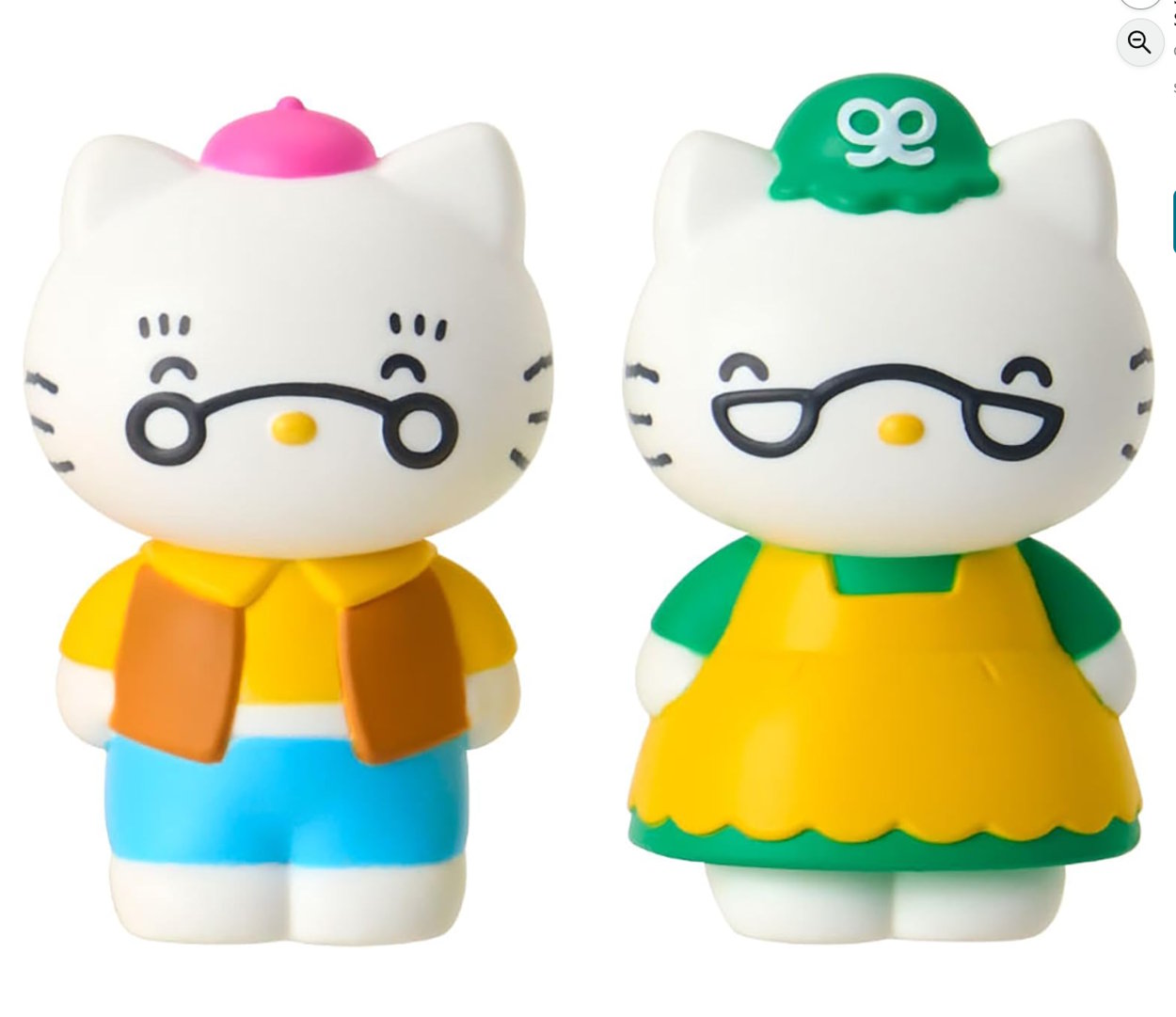 Hello Kitty Family Figure Playset with Carry Case Sanrio Accessories Toy Set