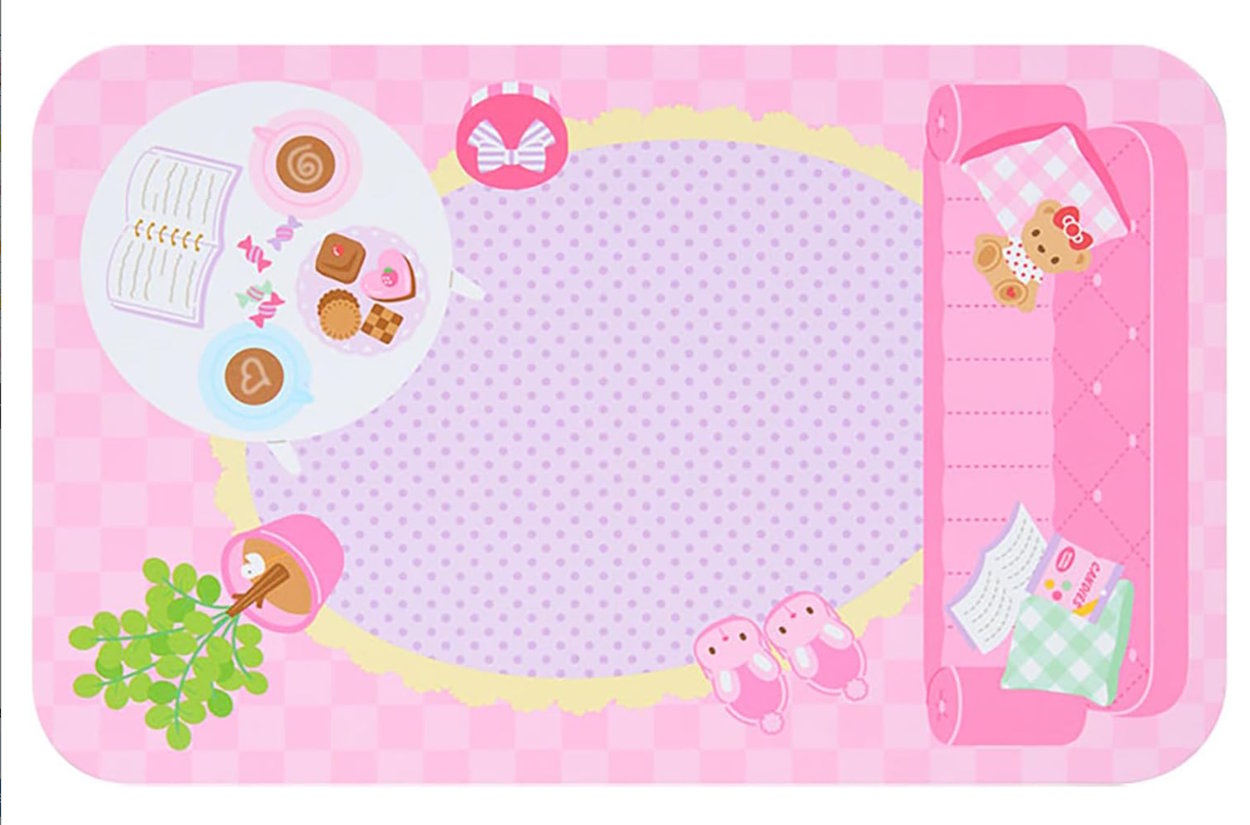 hello kitty background for figures