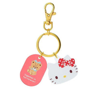 Hello Kitty Acrylic Face Keychain Keyring