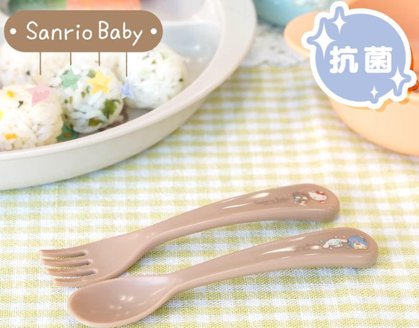 Sanrio Baby Antibacterial Spoon & Fork Set
