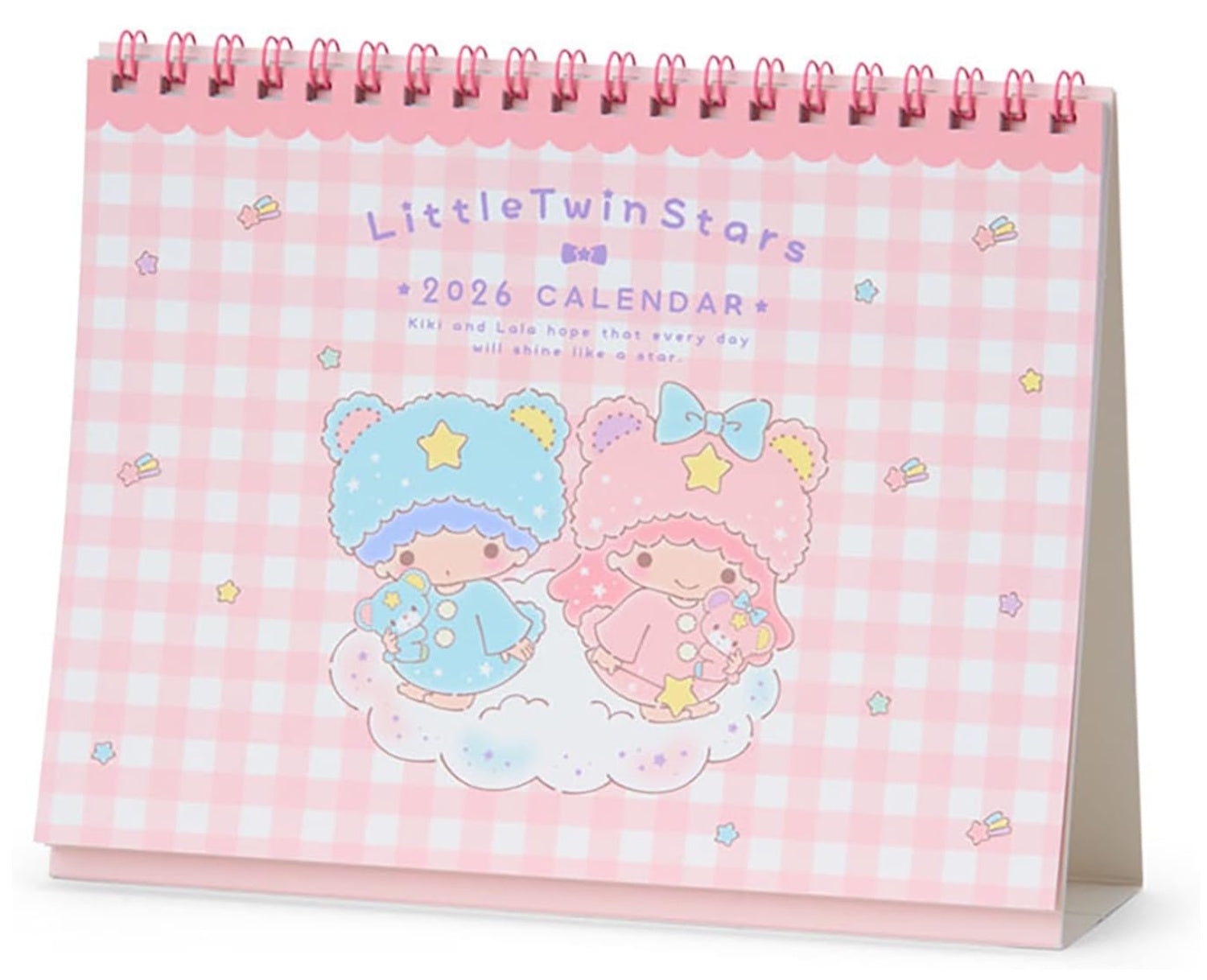 Little Twin Stars Desk Calendar 2026