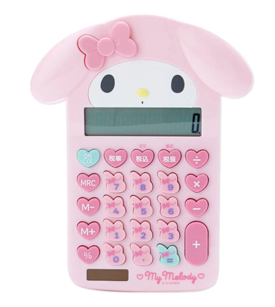 Sanrio Die-cut Large Calculator - My Melody