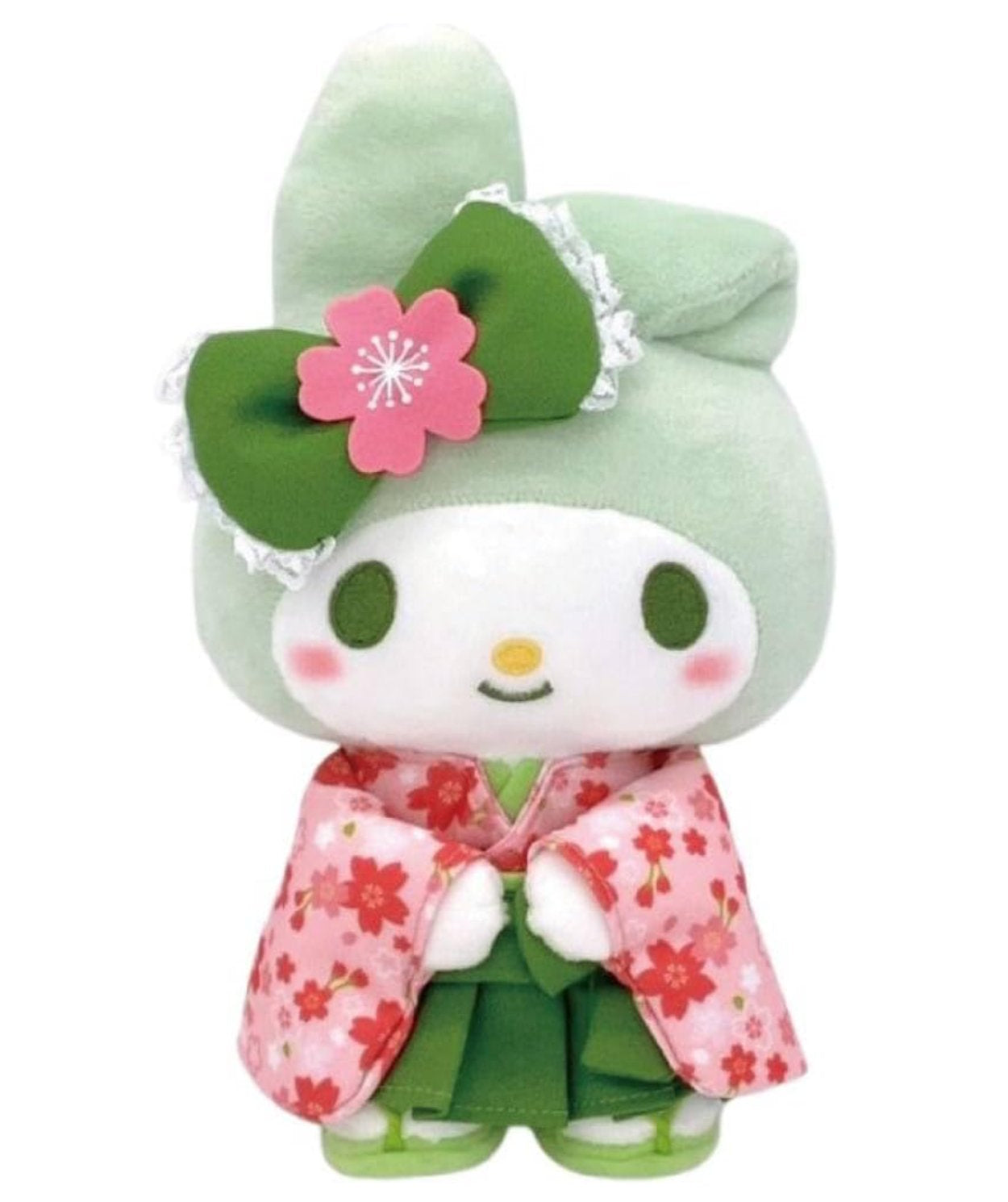 Sanrio My Melody Matcha Kimono Plush front view