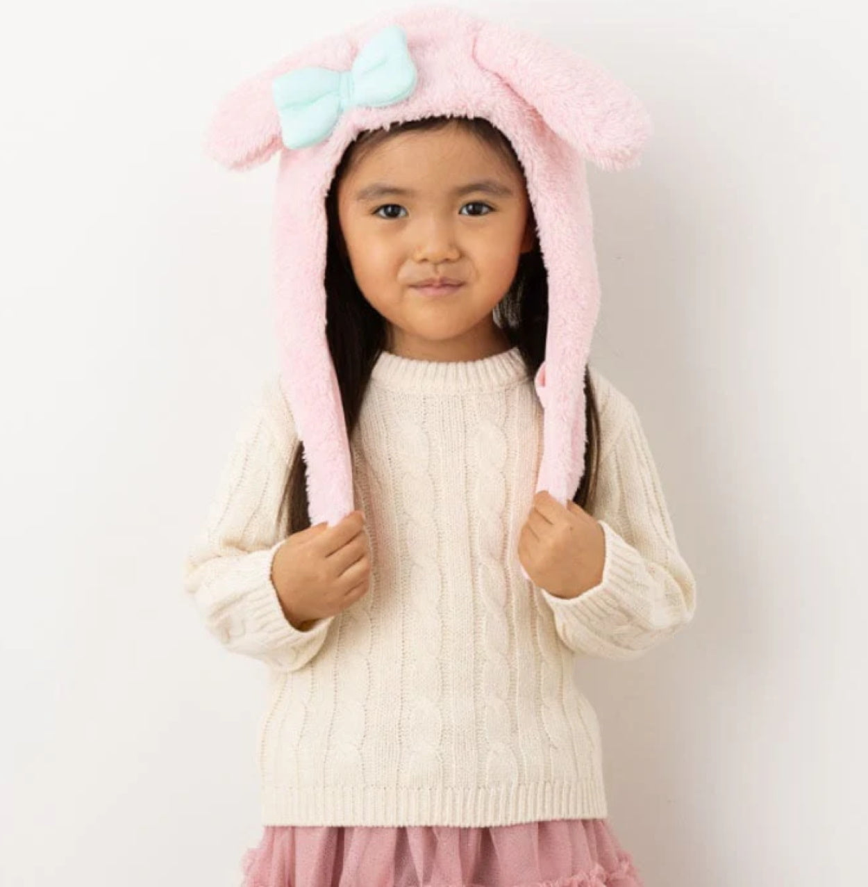 My Melody Fluffy Hooded Scarf - Kids