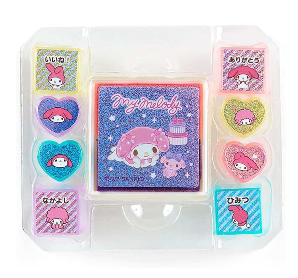 My Melody stationery stamp set pastel