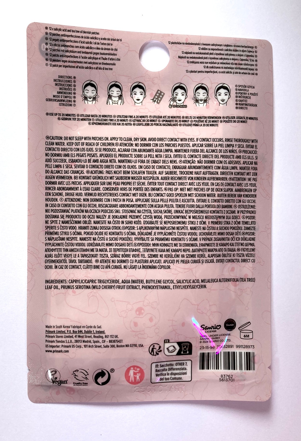 My Melody Soothe &amp; Calm Blemish Patches