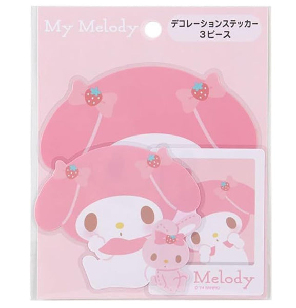 Sanrio My Melody Sticker Set in T-shirt Packet