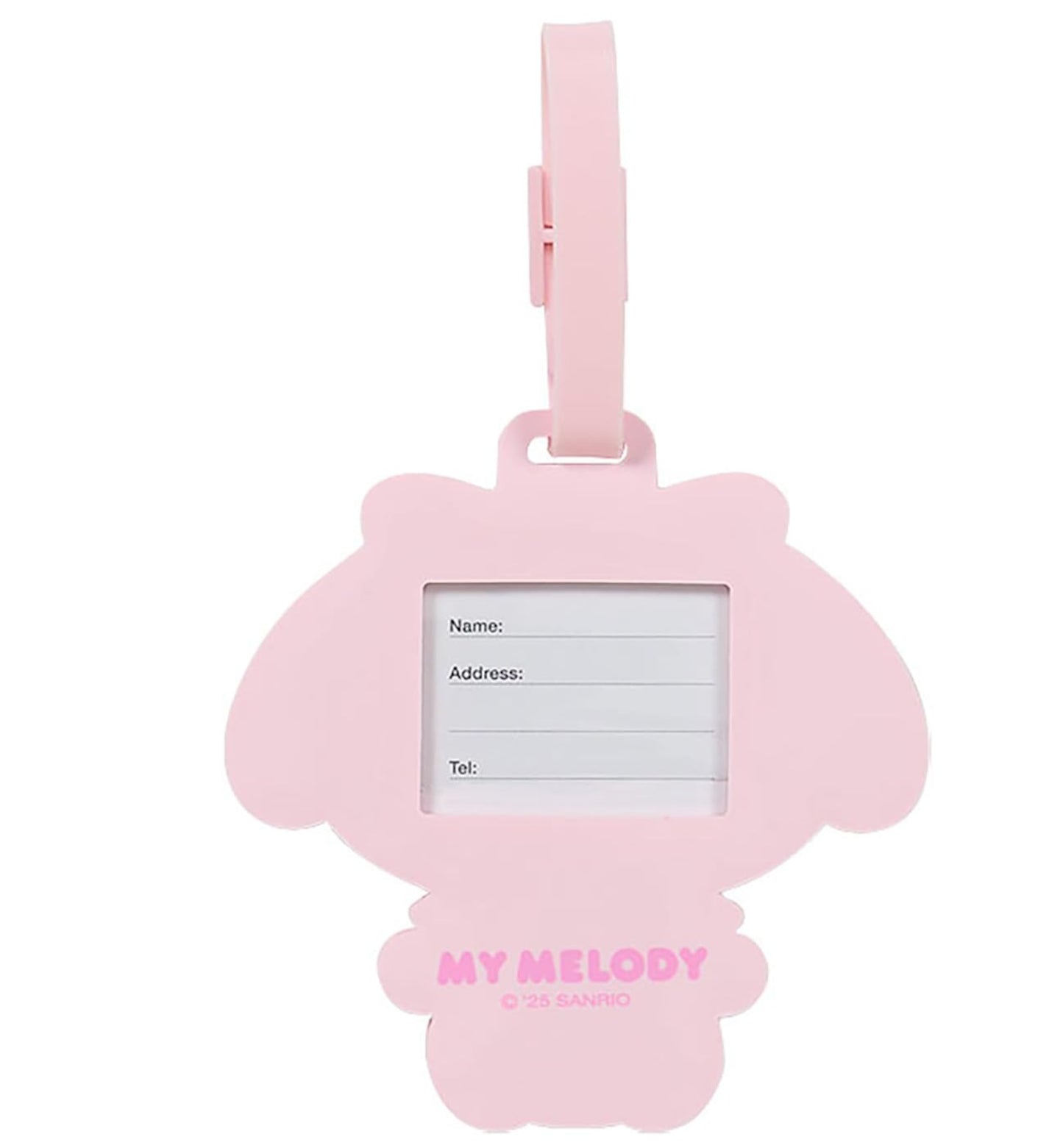 Cute My Melody luggage tag with name card